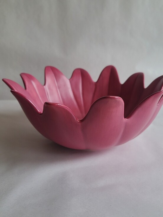 PartyLite Other - PartyLite Pink Floral Petal Ceramic Bowl